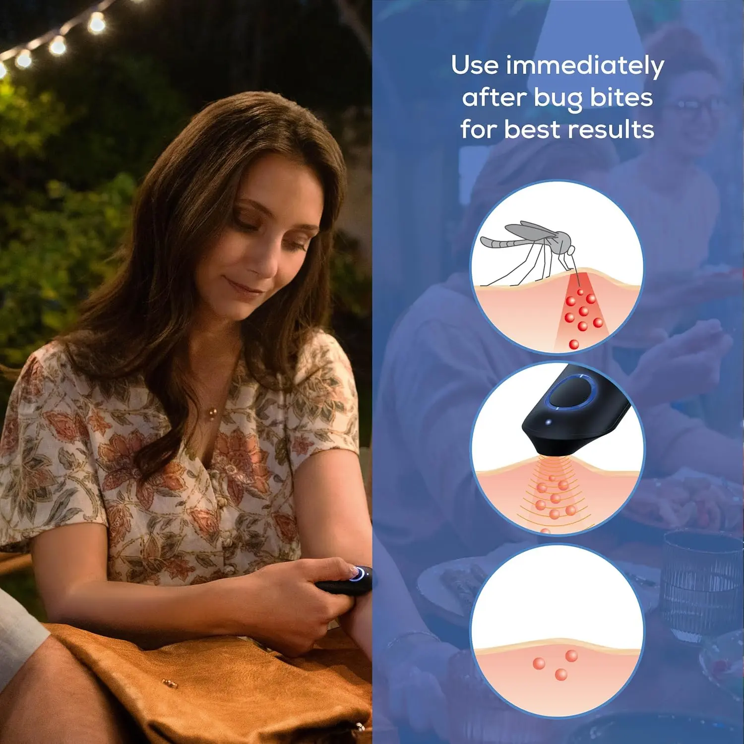 The Beurer BR90 bite healer uses heat to provide chemical-free relief from insect bites and stings, reducing itching and swelling.