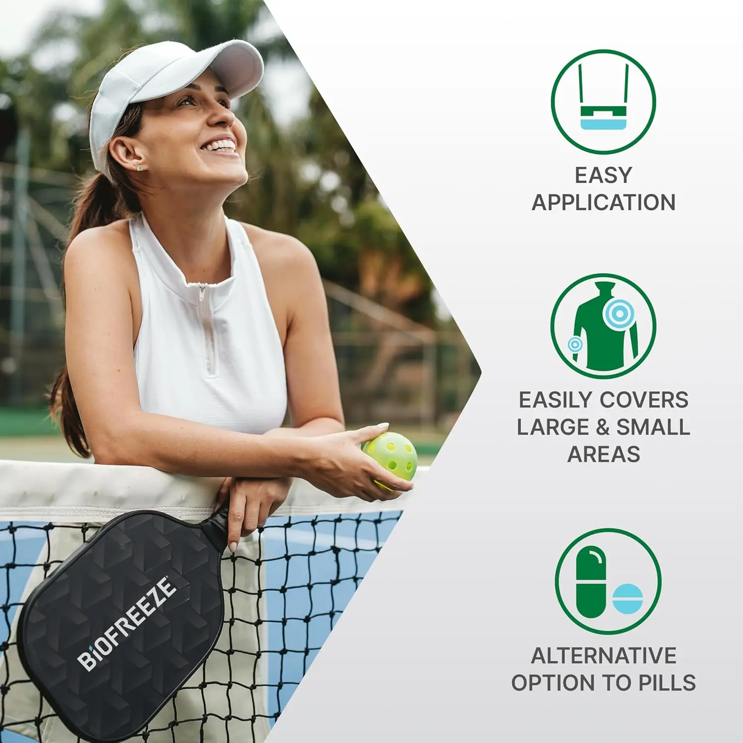 This image shows a pack of three 4 oz tubes of Biofreeze Professional Pain Relief Gel, a clinically recommended topical analgesic used by professionals to relieve muscle soreness, backaches, and arthritis pain.