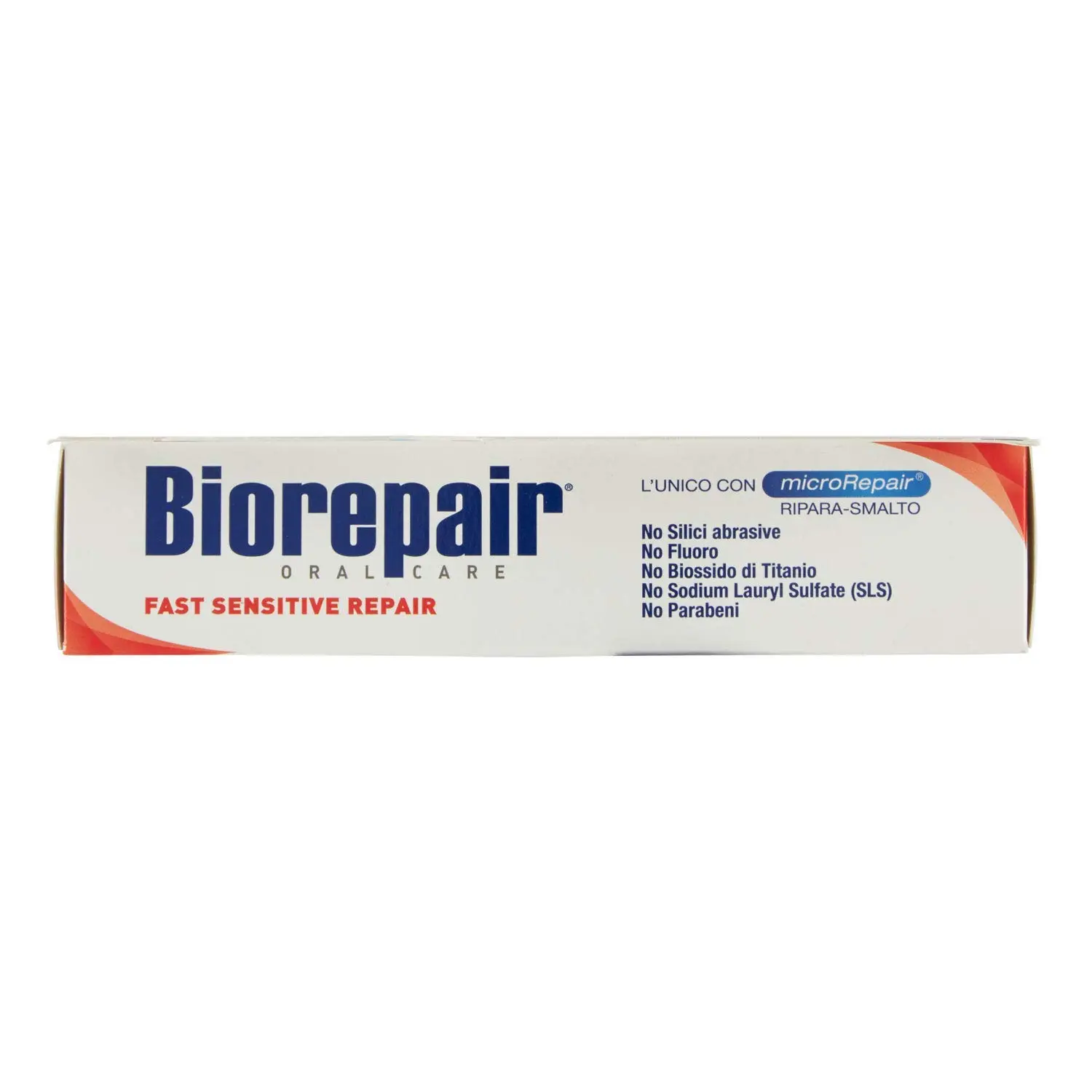 Biorepair Fast Sensitive Repair toothpaste with microRepair, protects against plaque and cavities, fluoride and SLS free.