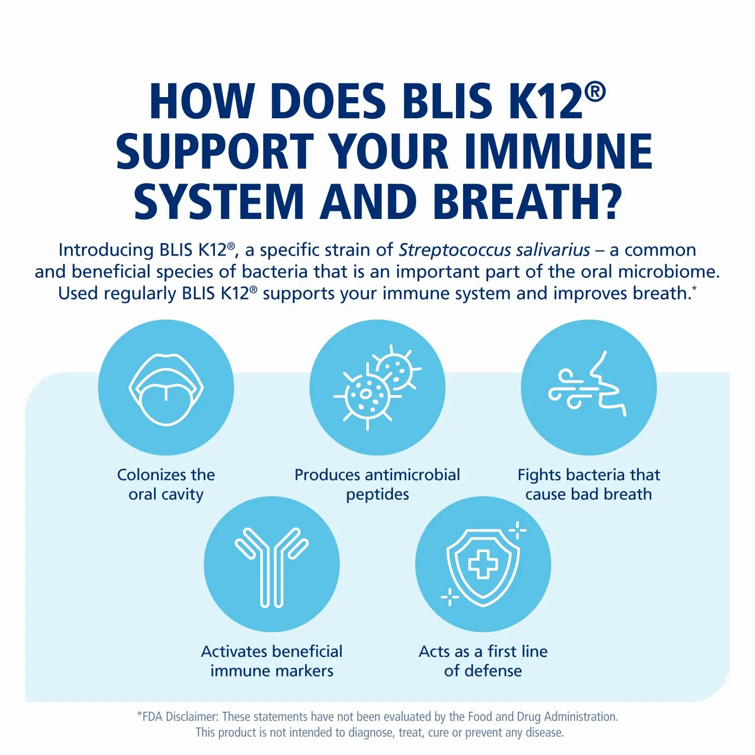 Blis ThroatHealth oral probiotic lozenges support throat immunity for adults and kids with a potent BLIS K12 formula, providing a 30-day supply.