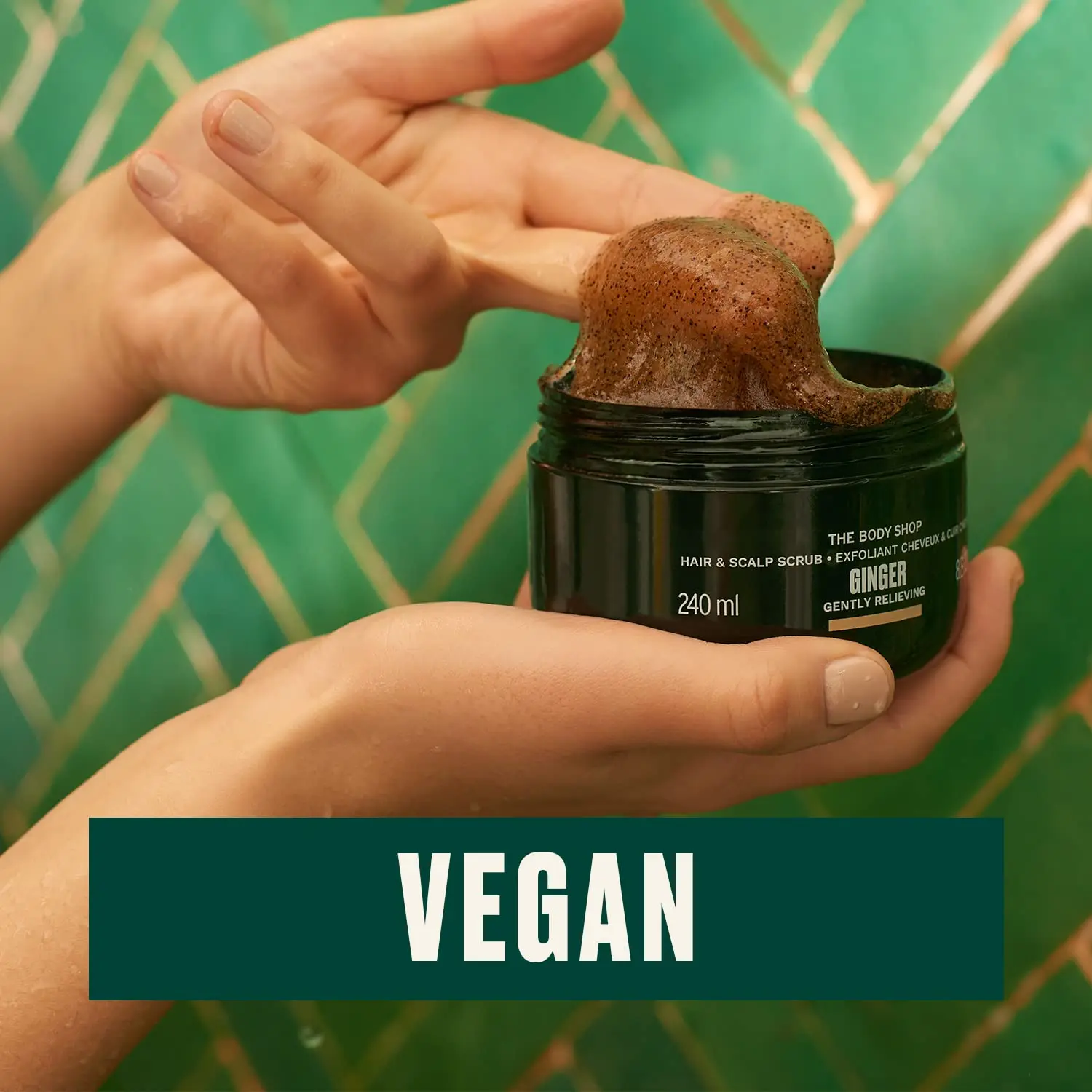The Body Shop ginger scalp scrub is packaged hygienically and packed with goodness for healthy hair.