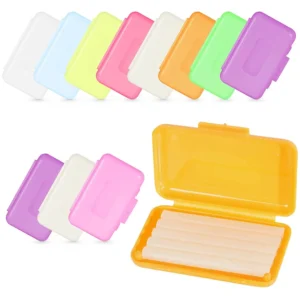 Twelve boxes of colorful, scented orthodontic wax strips provide temporary relief from irritation caused by braces brackets and wires, protecting the inner mouth.