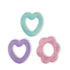 Bright Starts Chill and Teethe is a water-filled teething toy designed to soothe a baby's gums from 3 to 36 months.
