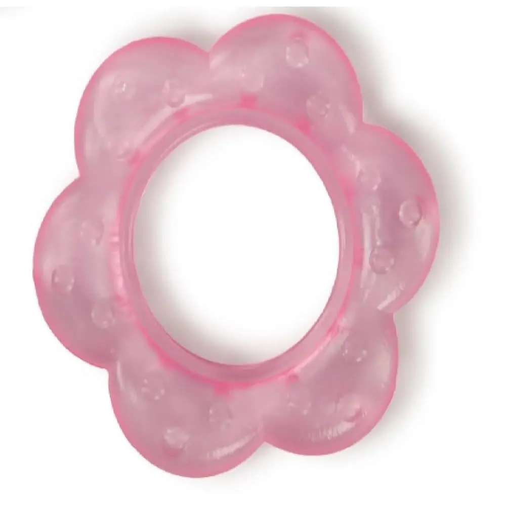 Bright Starts Chill and Teethe is a water-filled teething toy designed to soothe a baby's gums from 3 to 36 months.