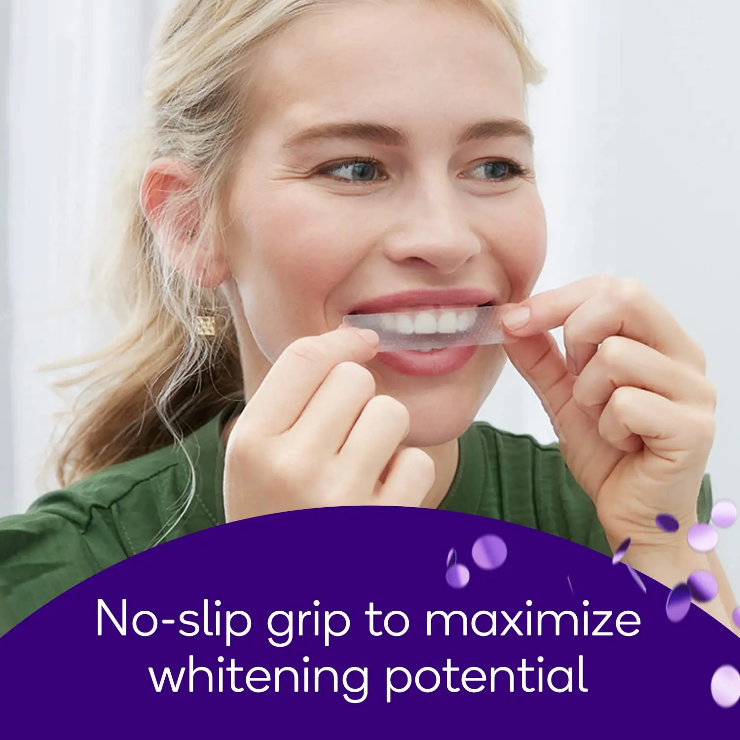 Achieve a brighter smile with Burst teeth whitening strips, formulated for sensitive teeth and delivering visible results in just 15 minutes.
