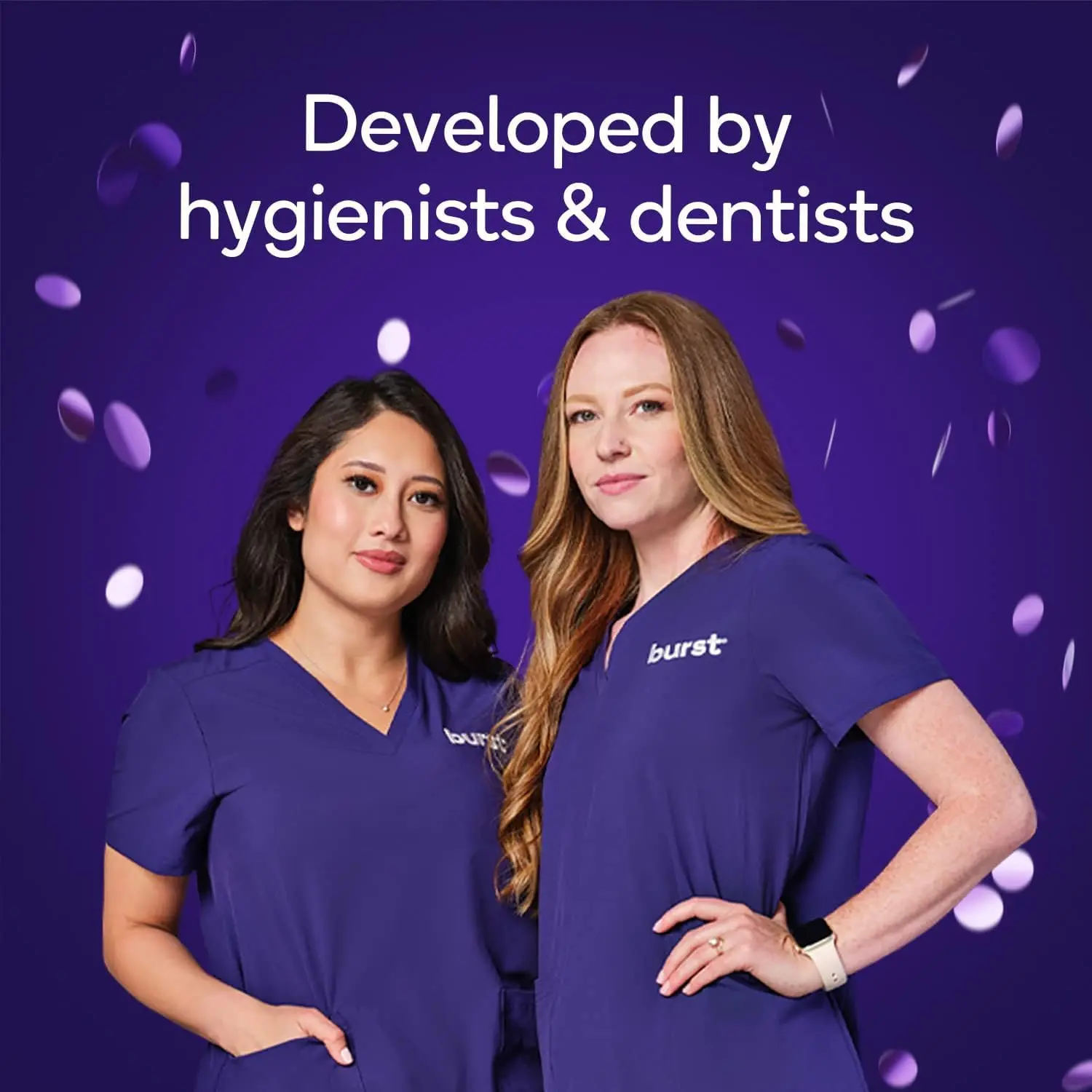 Achieve a brighter smile with Burst teeth whitening strips, formulated for sensitive teeth and delivering visible results in just 15 minutes.