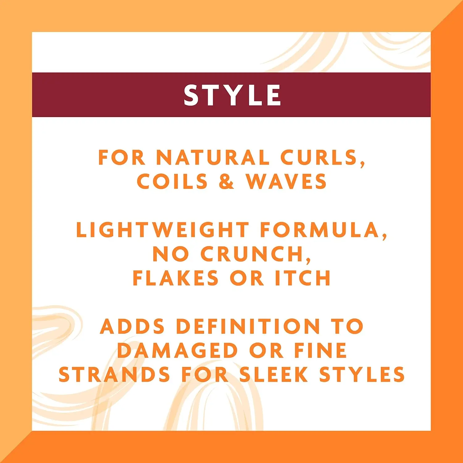 Cantu Shea Butter maximum hold styling gel enriched with Jamaican Black Castor Oil and shea butter for strong, flake-free hair.
