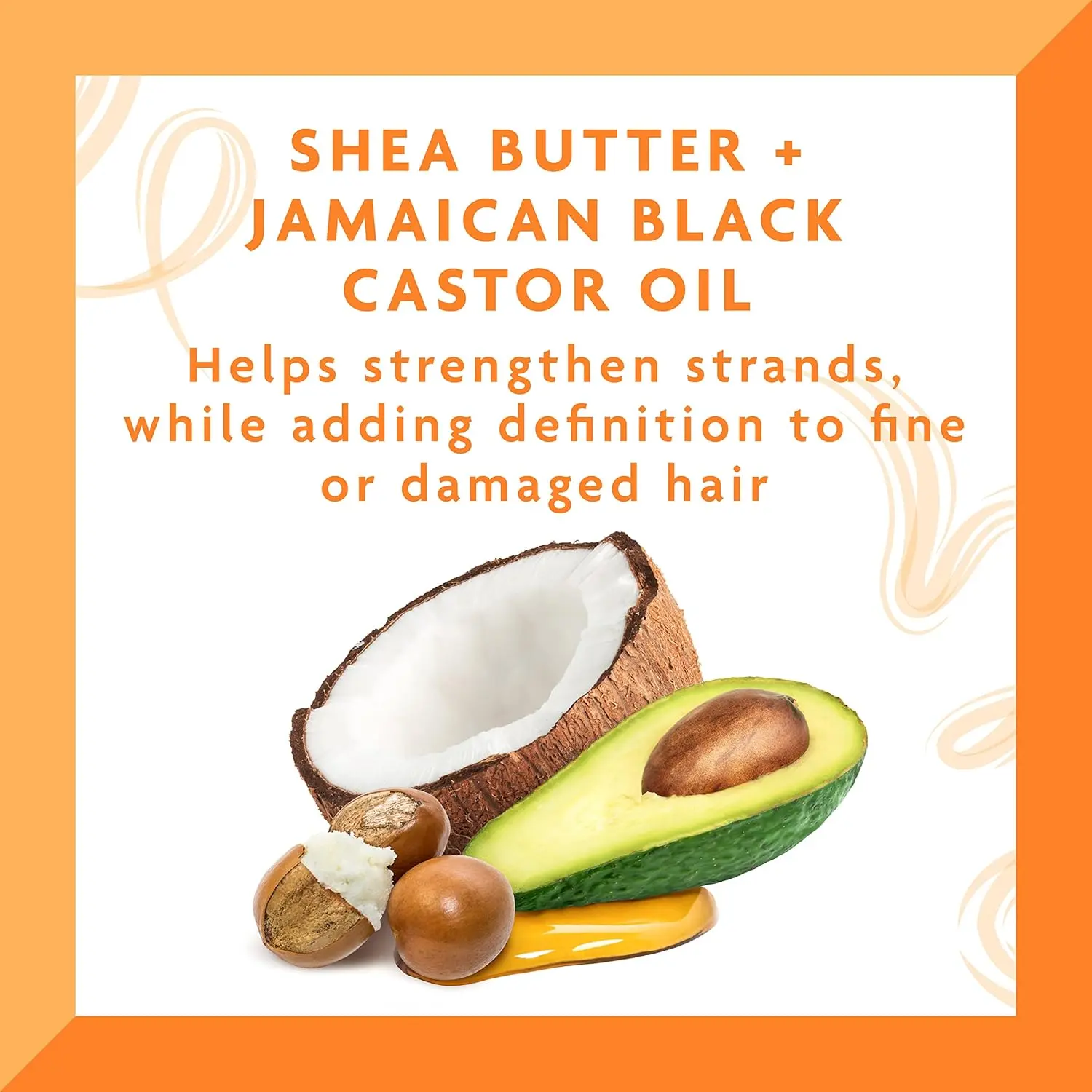 Cantu Shea Butter maximum hold styling gel enriched with Jamaican Black Castor Oil and shea butter for strong, flake-free hair.