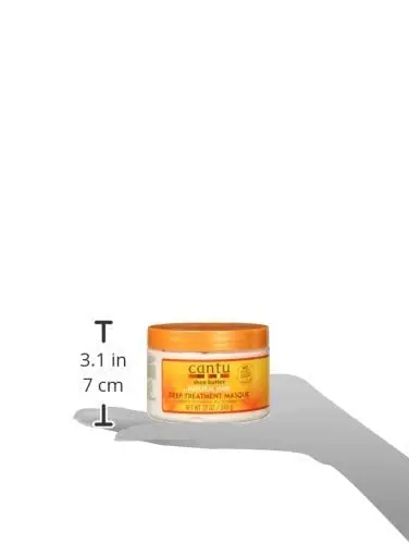 Cantu Shea Butter Natural Deep Treatment Masque provides intense moisture and strength, restoring your authentic beauty for curly, kinky, or wavy hair.