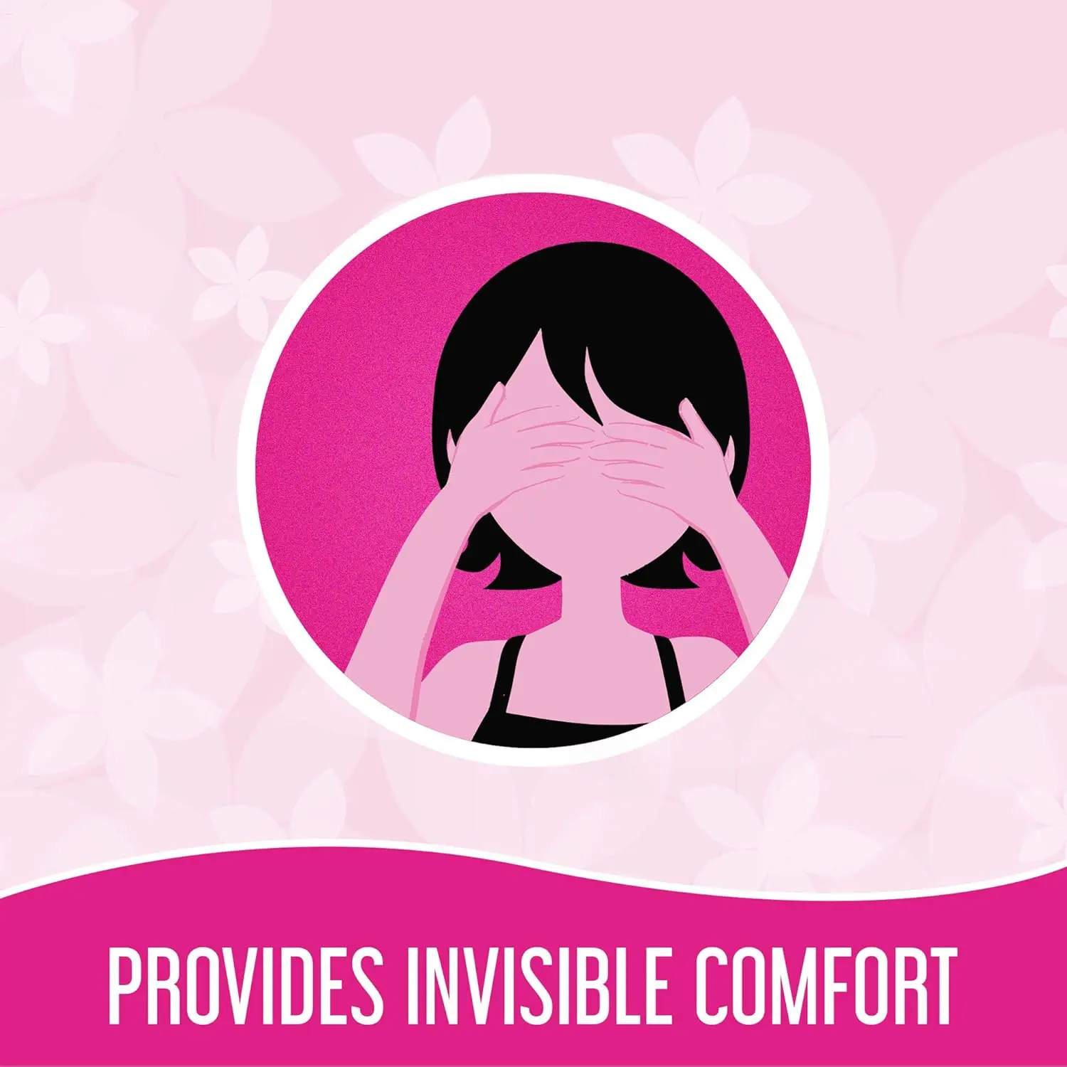 Ultra-thin and flexible Carefree Cotton FlexiComfort large size panty liners with a delicate scent, designed for invisible comfort and secure, stay-in-place protection.