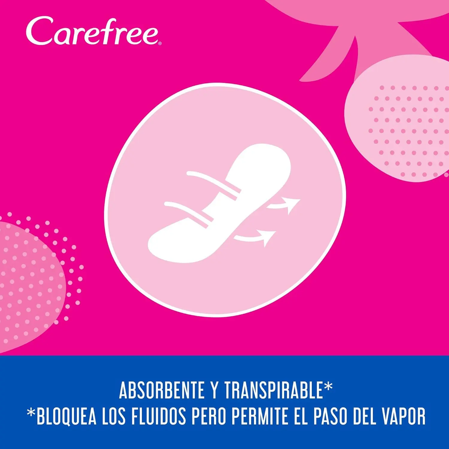 Carefree Flexiform panty liners, small/medium size, designed for a perfect fit with normal panties and thongs, offering breathable, soft, stay-in-place protection.