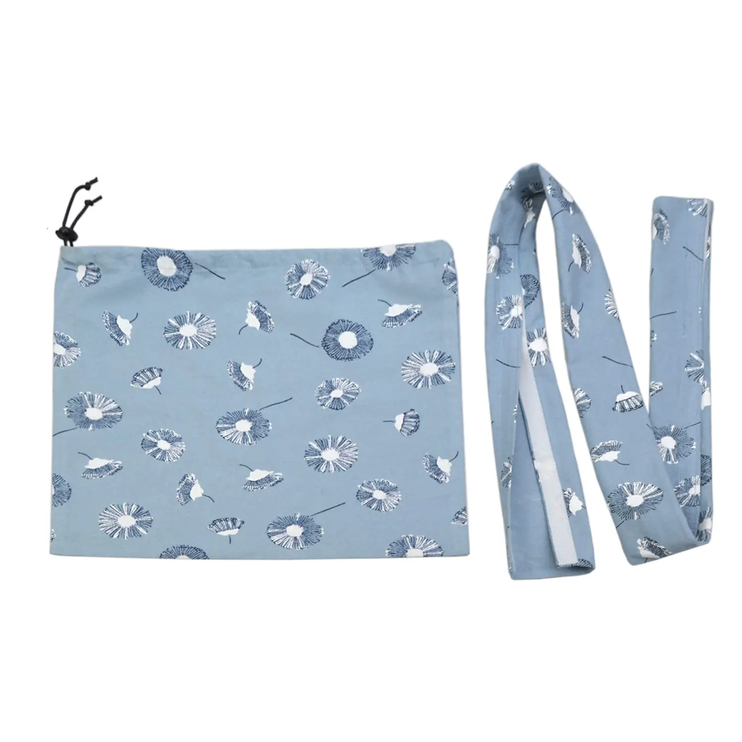 Discreet catheter bag cover with tubing cover, designed to conceal a 2000ml urinary drainage bag.