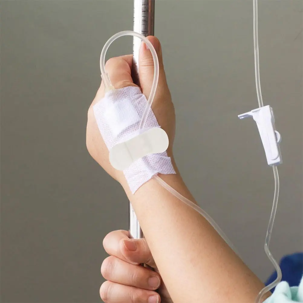 These catheter holder securement devices provide a quick, easy and firm way to fix the catheter in place to prevent it from falling off, making it suitable for daily use, sleeping and going out.