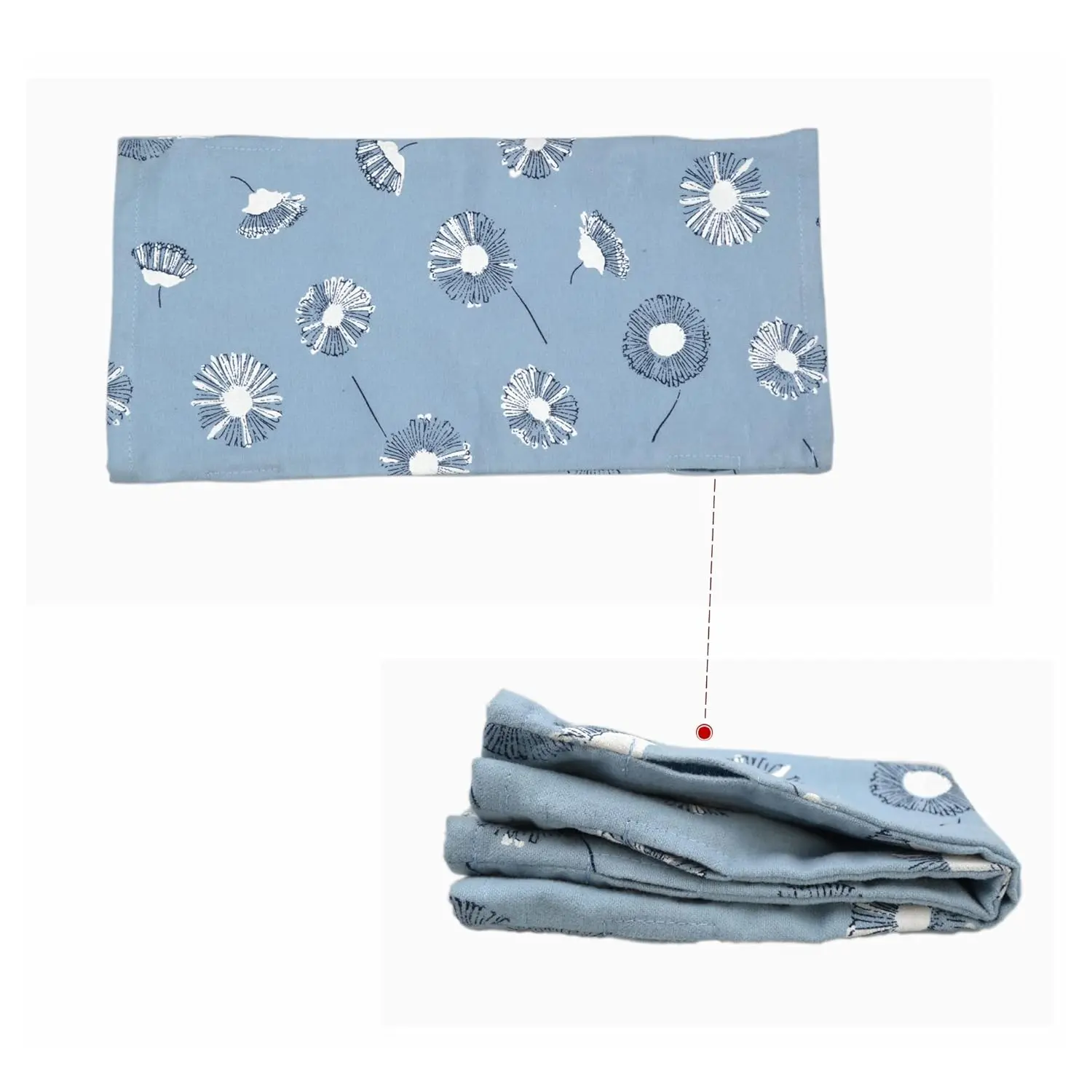 This cotton catheter leg bag cover fits 500ml and 600ml urine drainage bags, providing a comfortable and discreet barrier.