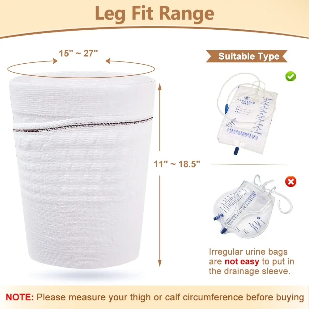 Catheter leg bag holder cover provides discreet and secure support for urine drainage bags, designed for comfort and convenience.