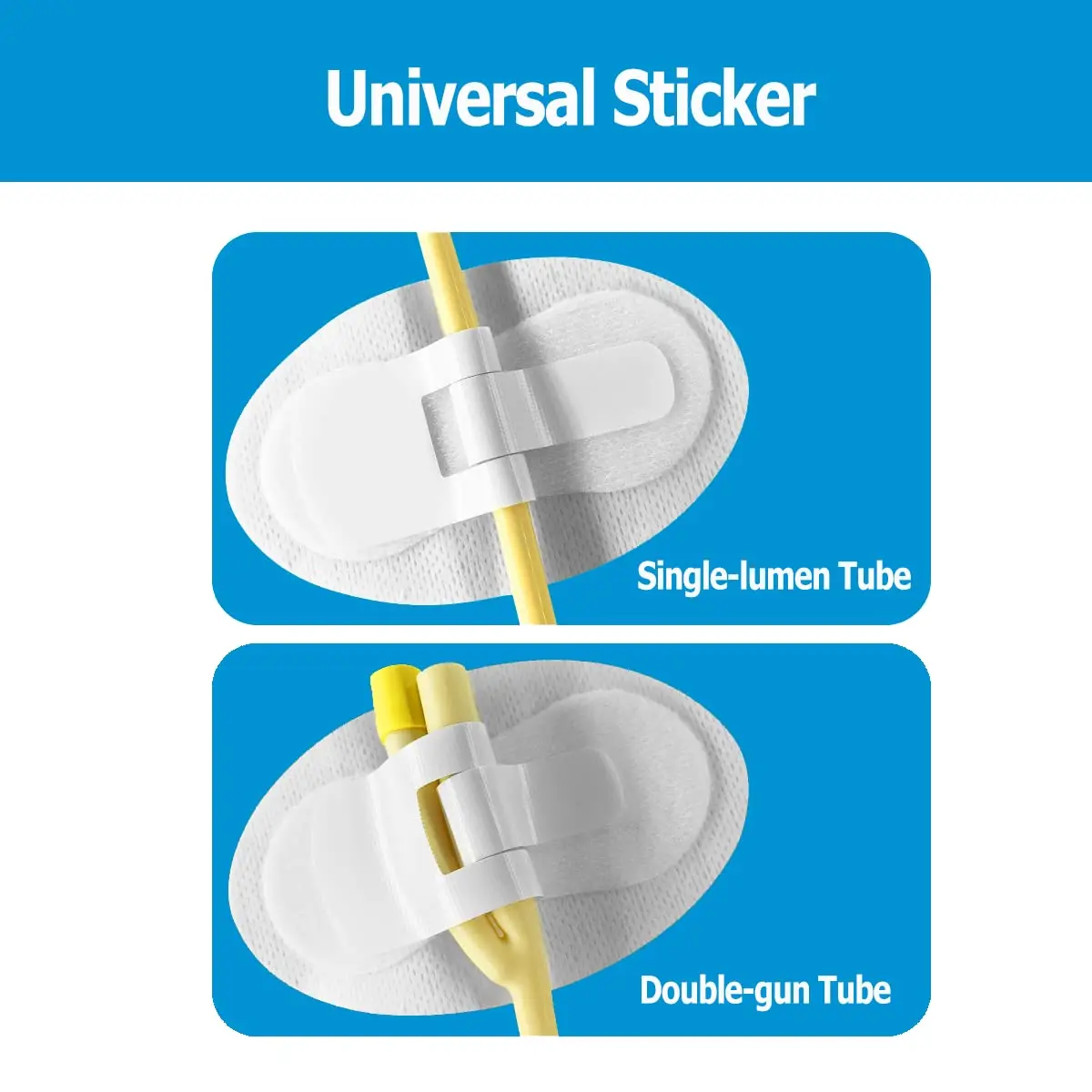 Five catheter leg band holders secure feeding tubes comfortably and discreetly under clothing, preventing skin irritation and accidental pull-out.