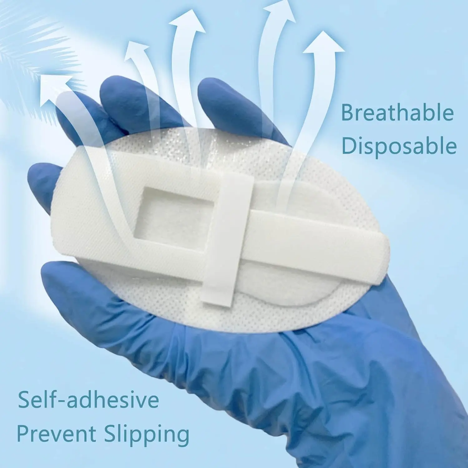 Secure and comfortable catheter leg band holder with adhesive pad designed to prevent slipping and ensure tube fixation.