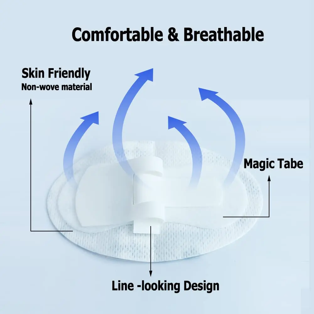 Pack of ten catheter leg band holders designed to securely stabilize both silicone and latex catheters, featuring a comfortable, skin-friendly pad with hypoallergenic adhesive.