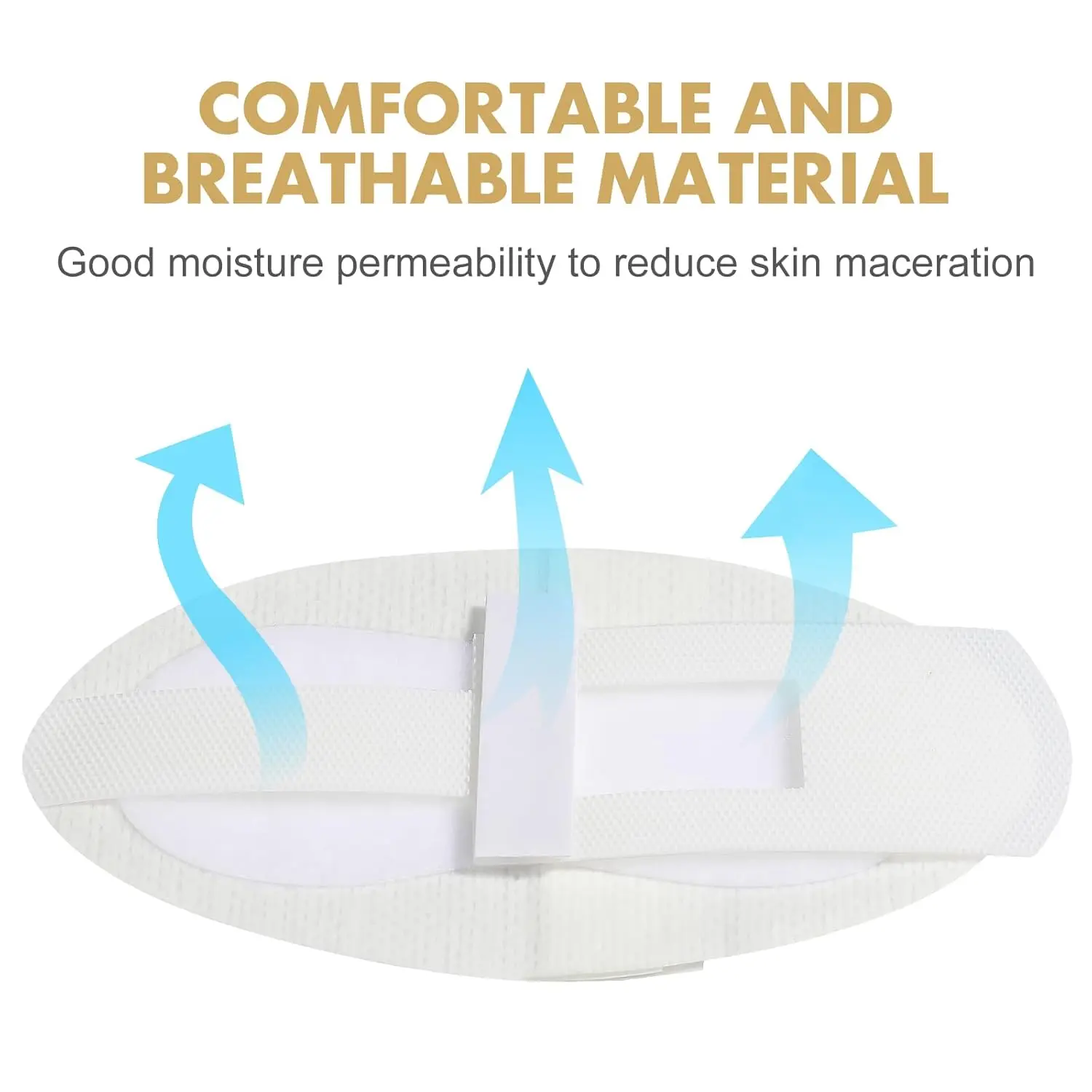 This image shows a pack of ten ARTIBETTER catheter leg strap holders designed to comfortably and securely hold a catheter tube in place, reducing skin irritation and accidental pull-out during daily activities.