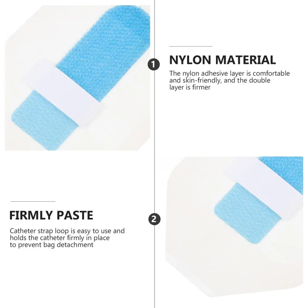 These catheter stabilization devices securely hold leg bags, preventing detachment and skin irritation for comfortable, discreet use.