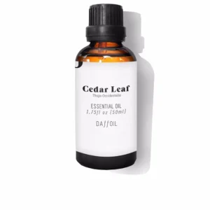 A 50 ml bottle of cedar leaf essential oil for aromatherapy and natural wellness.