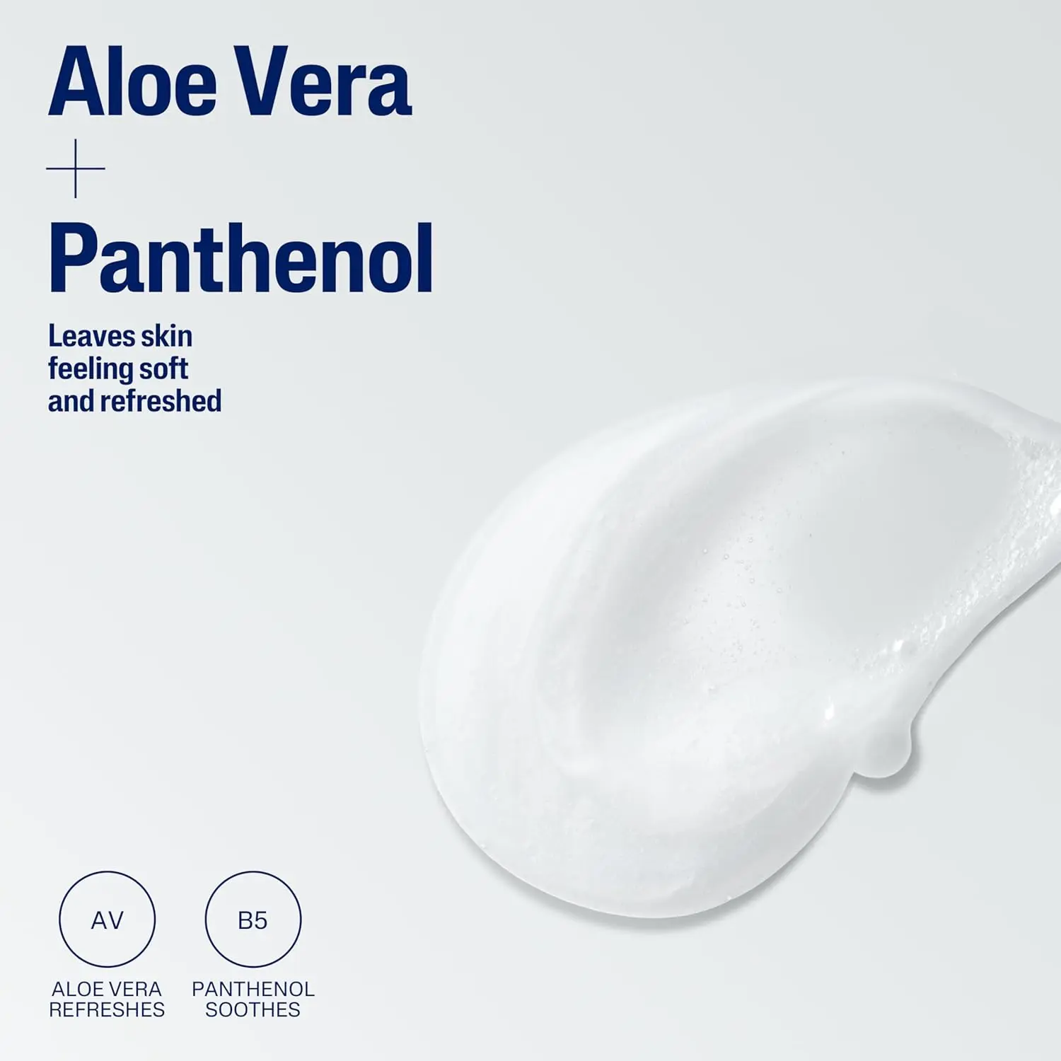 A bottle of Cetaphil Ultra Gentle Refreshing Body Wash formulated with aloe vera and vitamin B5, dermatologist tested and hypoallergenic for sensitive skin.