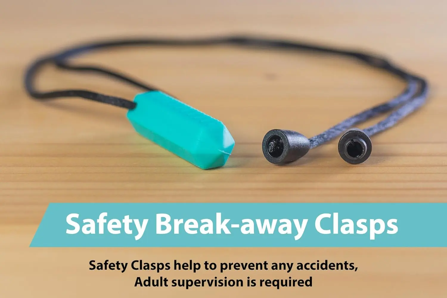 This set of three sensory chew necklaces provides a safe and calming chewing outlet for kids and adults with anxiety, autism, or ADHD.