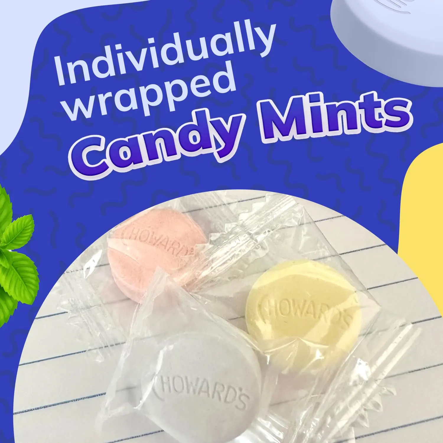 This three-pack of Choward's vintage peppermint candies, with 49 individually wrapped mints in each bag, delivers a bold and refreshing flavor perfect for sharing and on-the-go freshness.