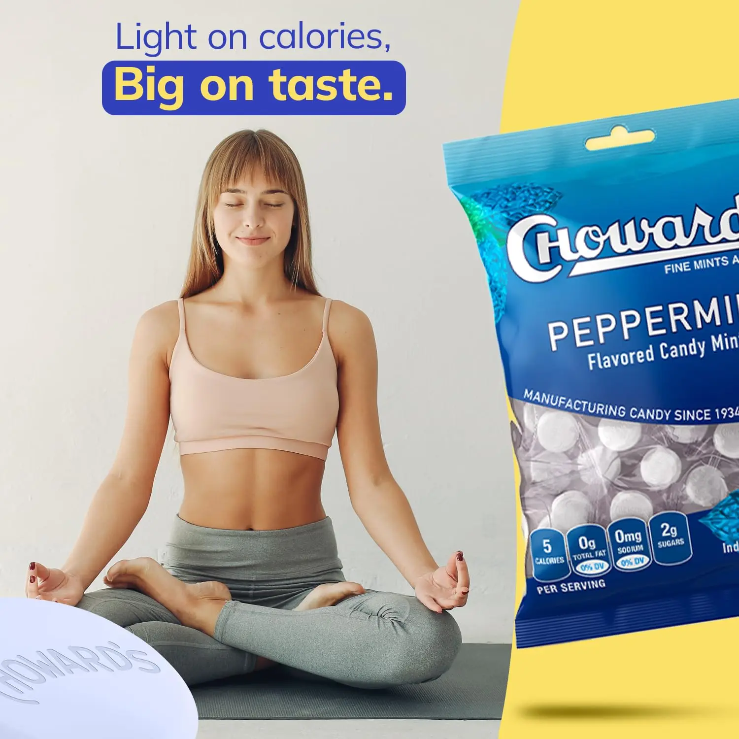 This three-pack of Choward's vintage peppermint candies, with 49 individually wrapped mints in each bag, delivers a bold and refreshing flavor perfect for sharing and on-the-go freshness.