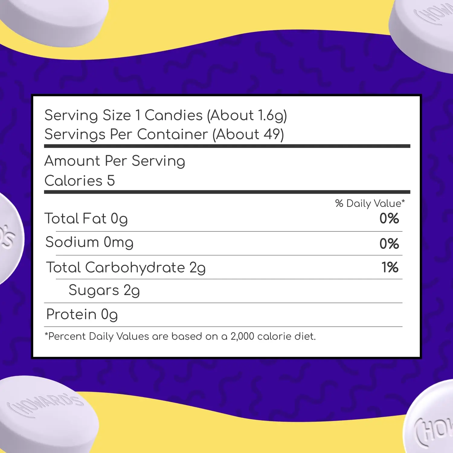 Three bags of Choward's Violet Mints Candy, each with 49 individually wrapped mints, offering a nostalgic and refreshing treat.