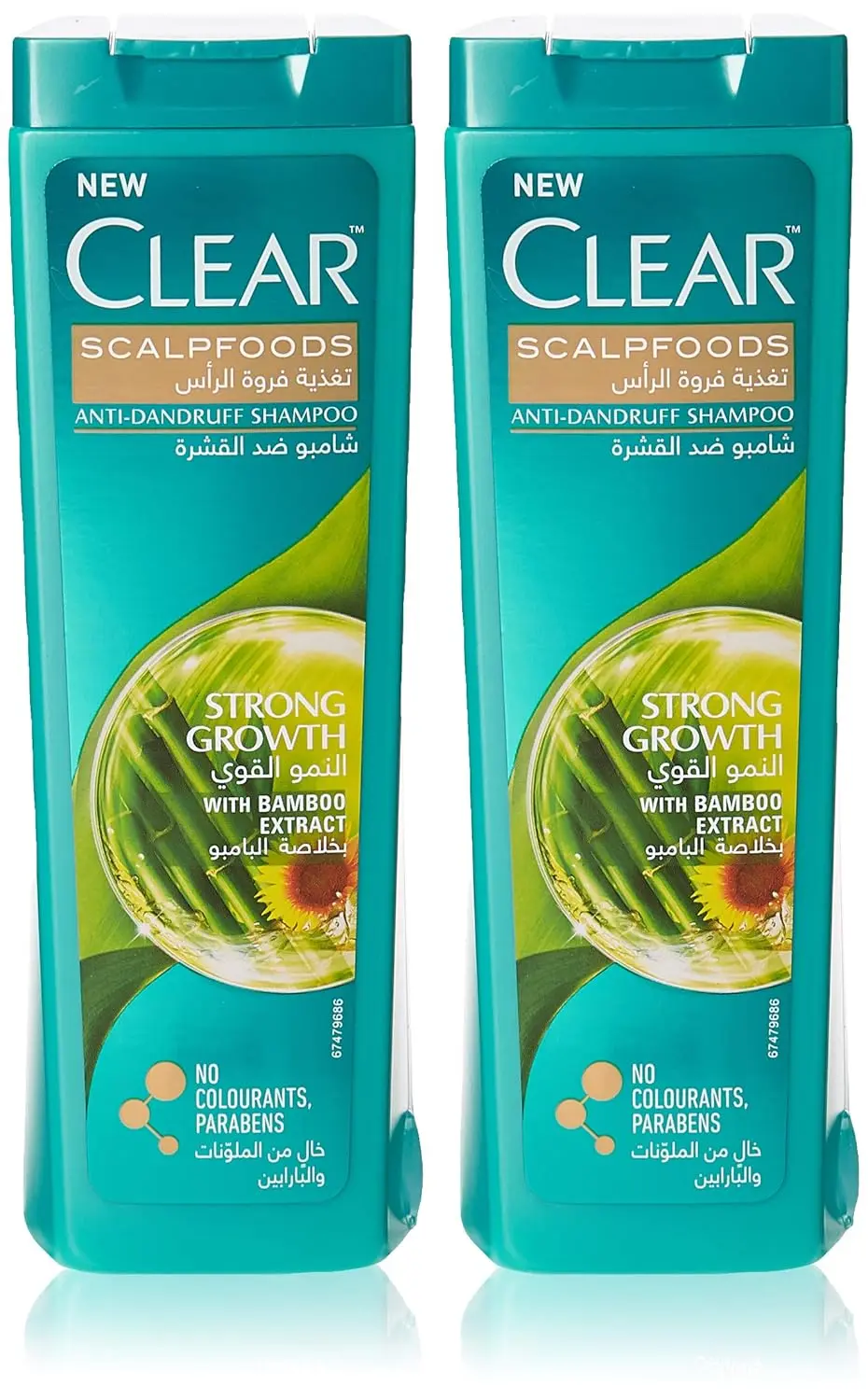 Clear 2in1 anti dandruff shampoo and conditioner for women, formulated with niacinamide and keratin for a healthy scalp and soft, shiny, dandruff-free hair.