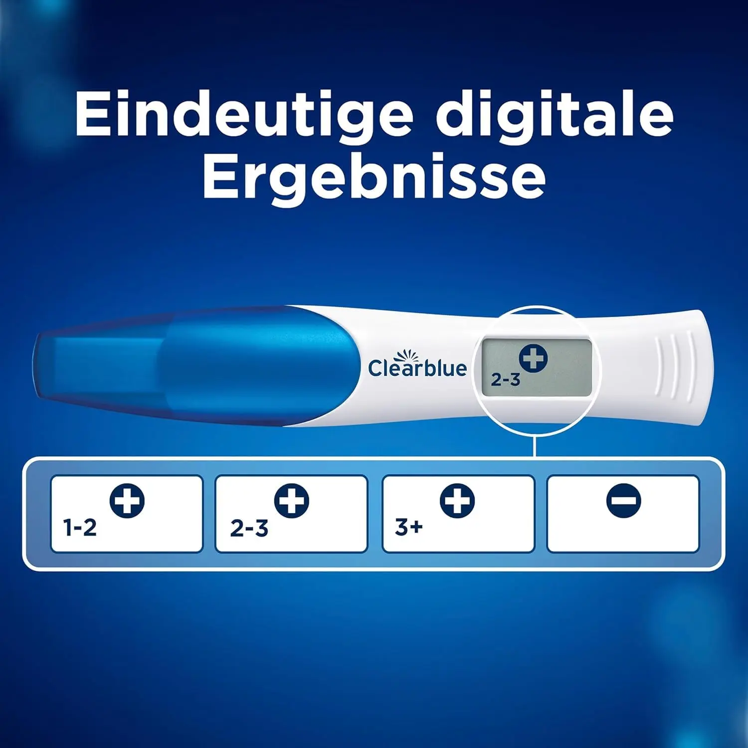 This Clearblue Early Detection Pregnancy Test combo pack includes a test with week indicator and one for early detection, providing results up to 6 days sooner than your missed period.