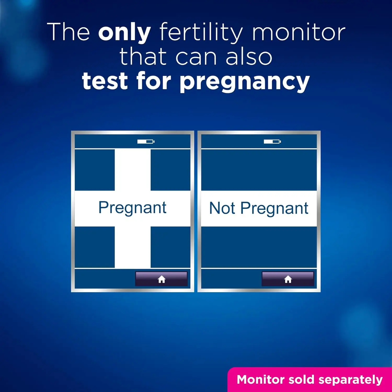 This pack includes 20 Clearblue fertility tests for use with the Advanced Fertility Monitor to track ovulation and 4 Clearblue pregnancy tests for early detection.
