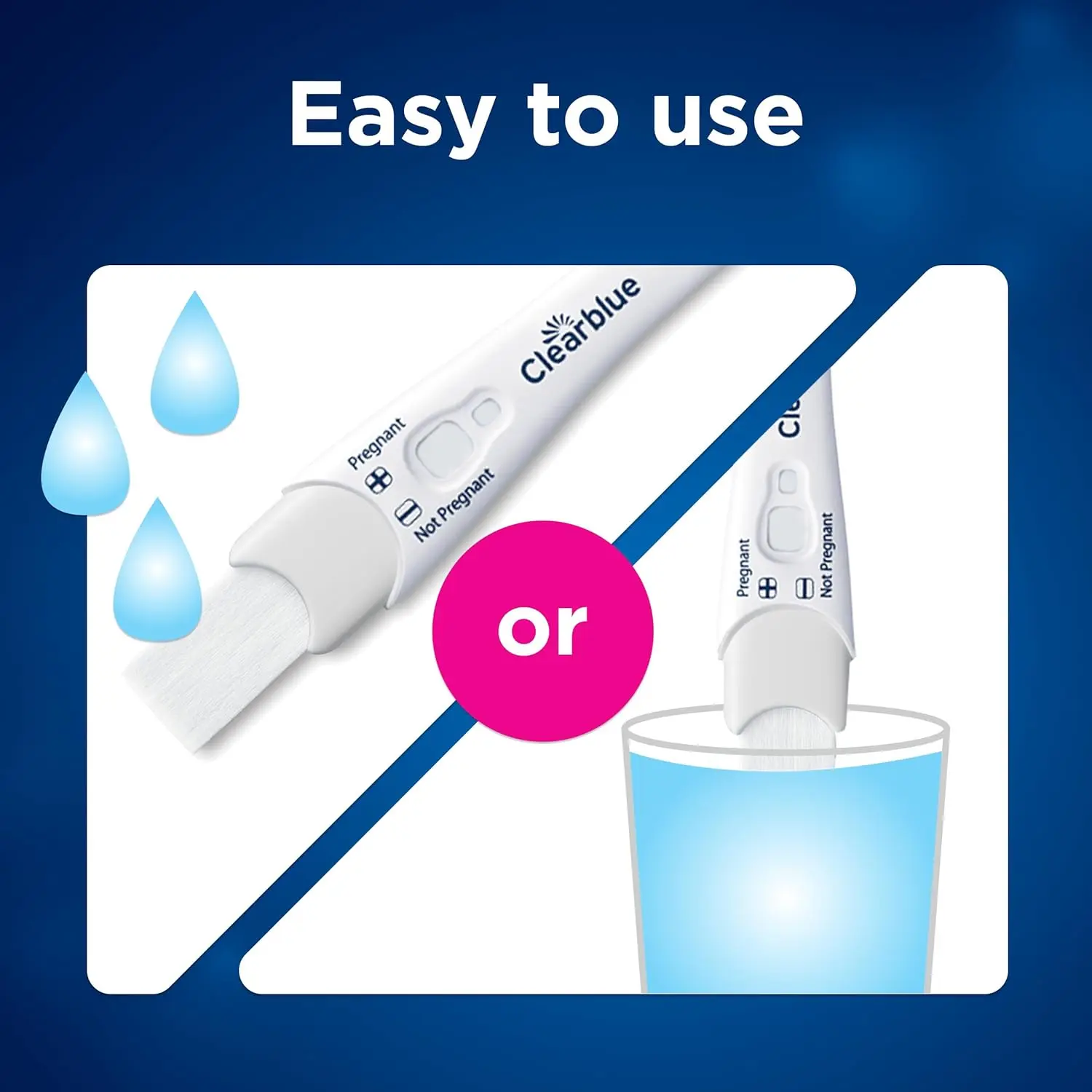 Clearblue ovulation starter kit with ten ovulation test sticks and one pregnancy test to help identify your most fertile days and maximize your chances of getting pregnant.