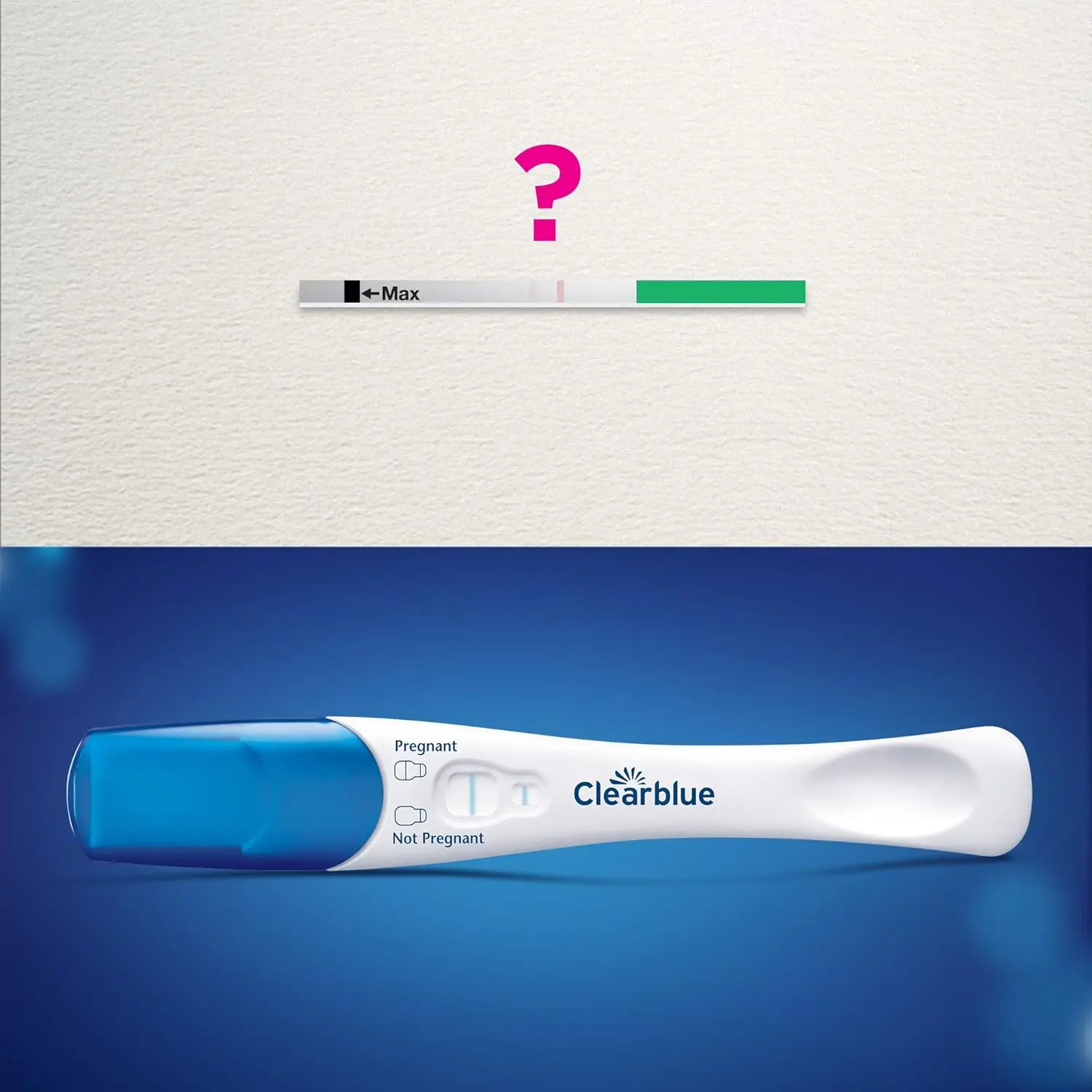A Clearblue Ultra Early pregnancy test, which can deliver results up to 6 days sooner than your missed period with over 99% accuracy from the day of expected period.