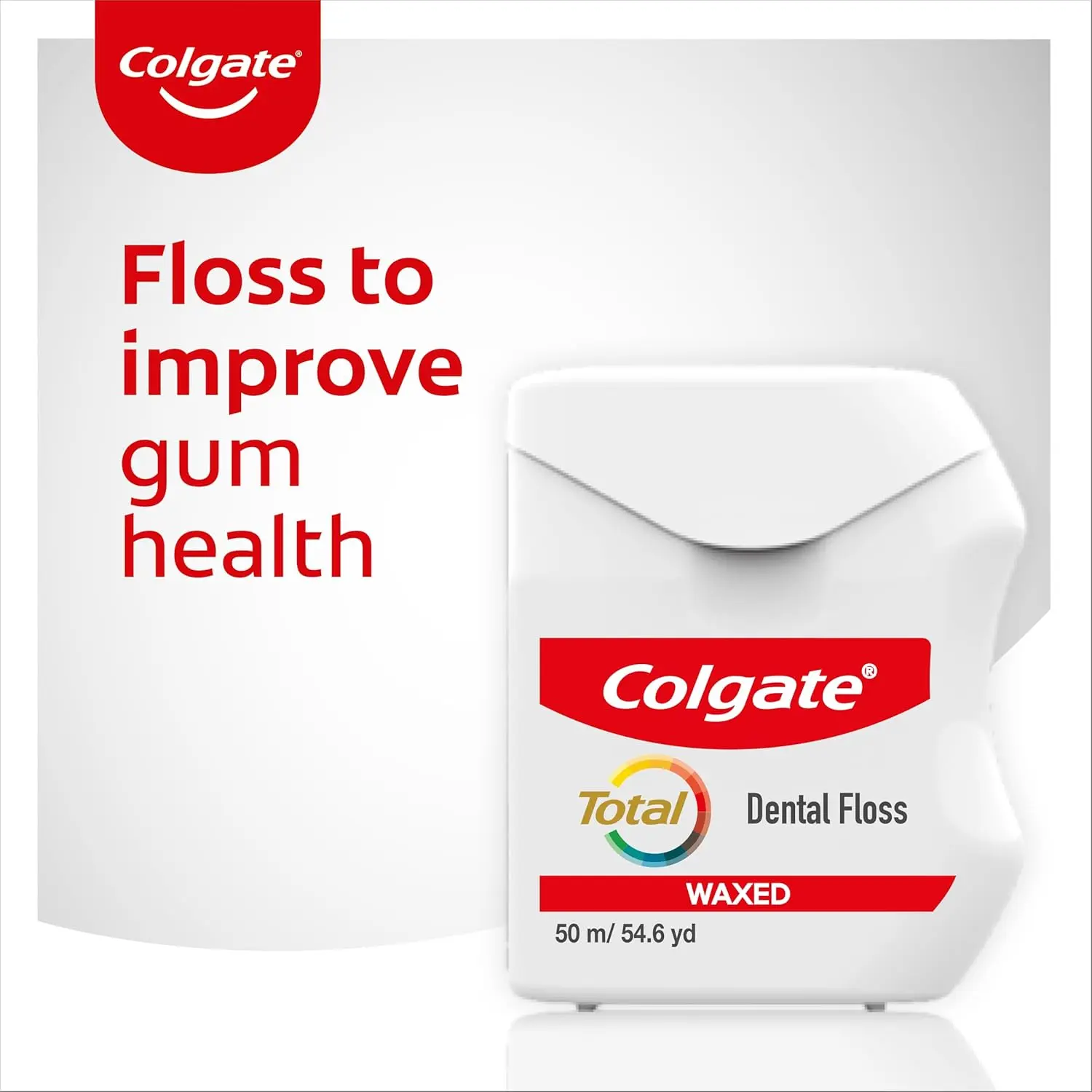 Colgate Total Pro Gum Health Interdental Floss helps protect gums and prevent tooth decay by removing plaque, leading to a healthier mouth and brighter smile.