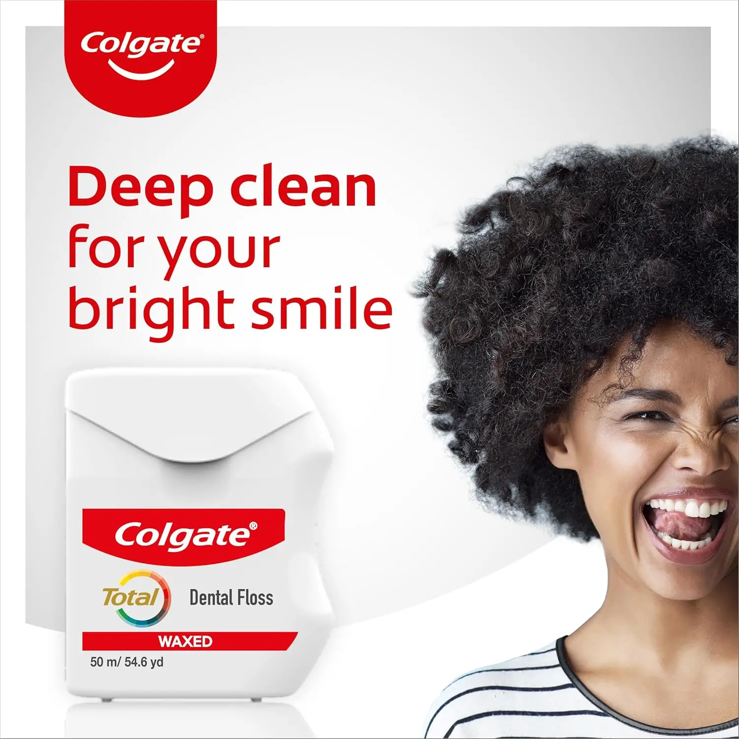 Colgate Total Pro Gum Health Interdental Floss helps protect gums and prevent tooth decay by removing plaque, leading to a healthier mouth and brighter smile.