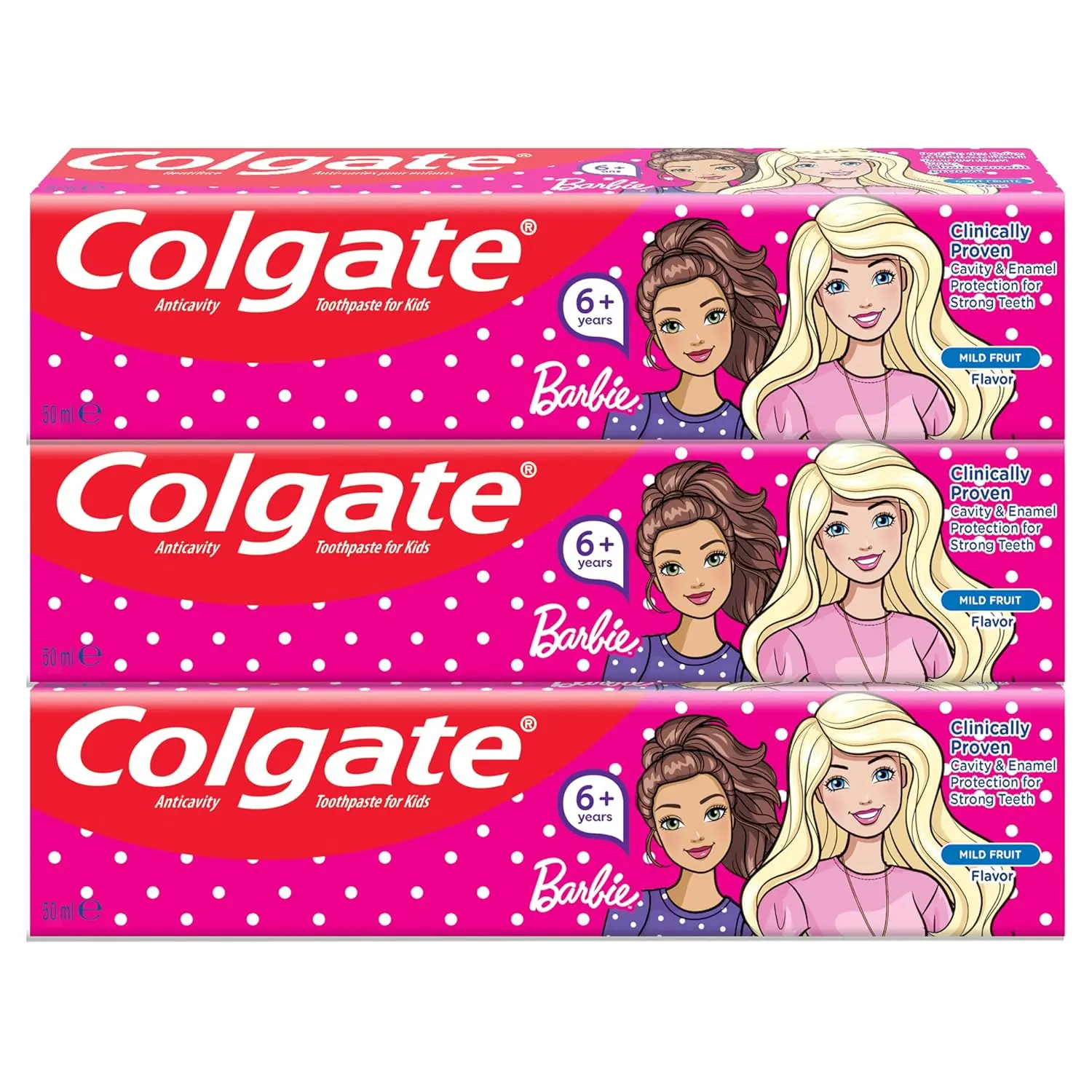 Colgate kids toothpaste for 6+ years helps protect against cavities with enamel protection and a mild mint flavor.