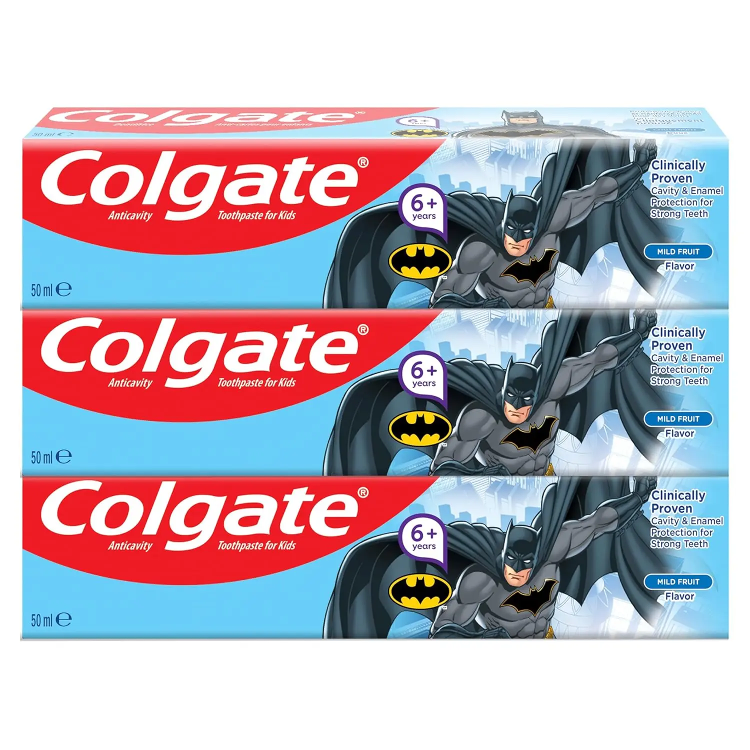 Colgate kids toothpaste for 6+ years helps protect against cavities with enamel protection and a mild mint flavor.