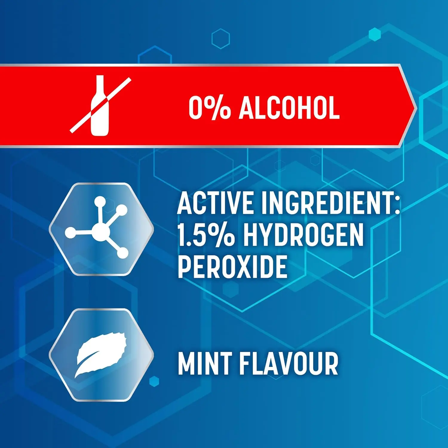 Colgate Peroxyl Mint Mouthwash provides oxygenating cleansing action to kill bacteria, prevent germ spread, relieve minor mouth and gum irritations and reduce gum inflammation.