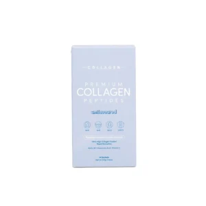 A box of The Collagen Co. unflavored collagen sachets for easy mixing.