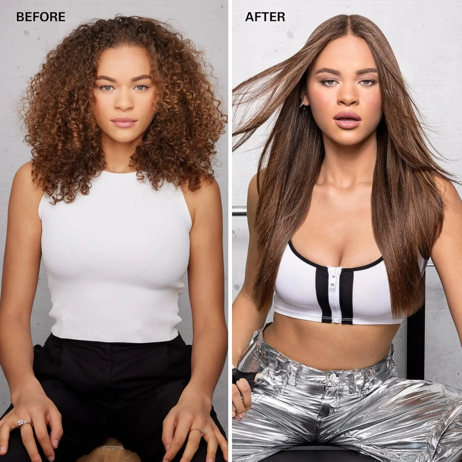 Travel size COLOR WOW Extra Strength Dream Coat for frizz-prone hair promises glassy, smooth, straight, and frizz-resistant styles lasting up to four washes.