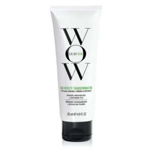 COLOR WOW One Minute Transformation styling cream tames frizz and adds shine with avocado oil.