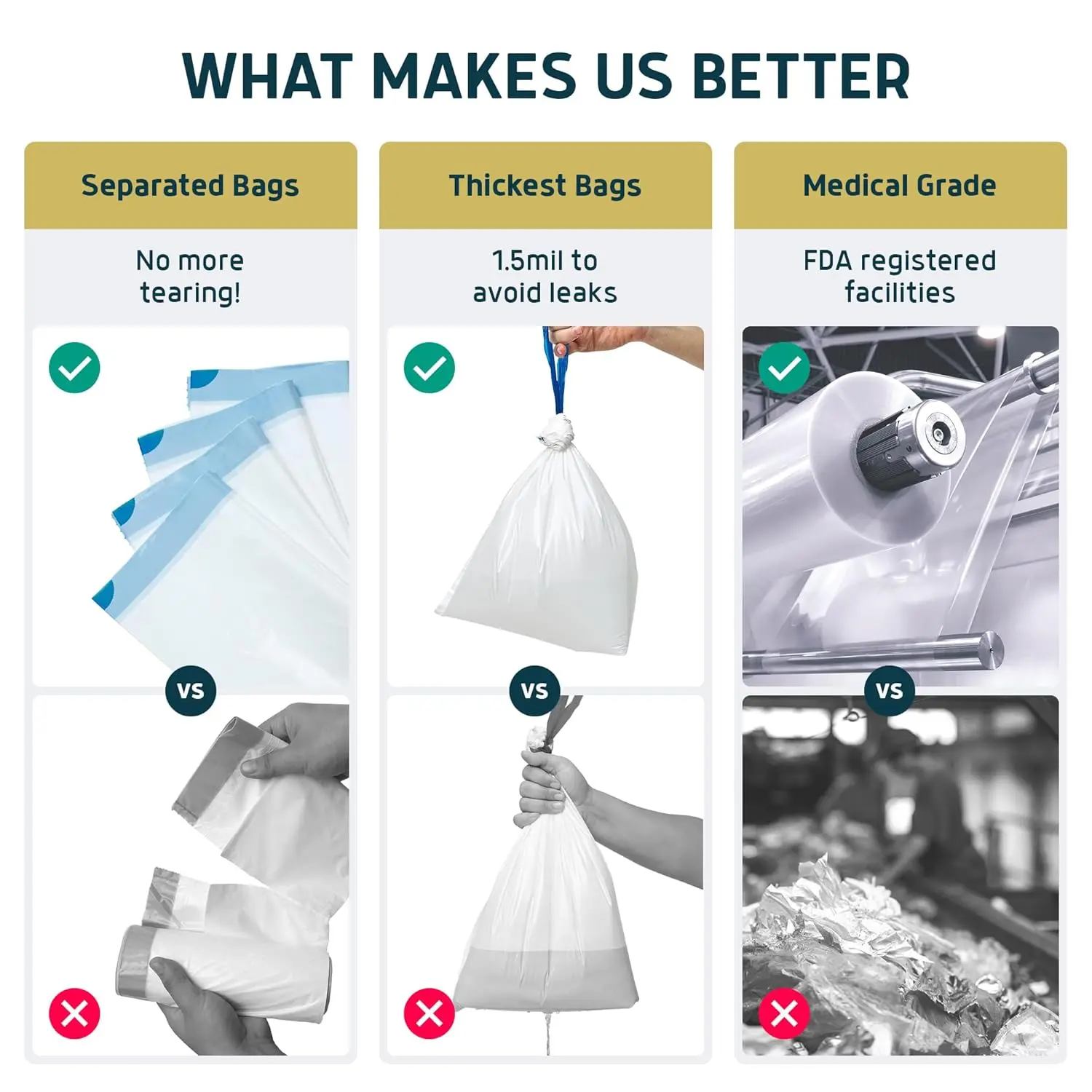 Lunderg commode liners with jasmine scented absorbent pads turn liquids into gel, eliminating odors and making cleanup easy for bedside commodes and portable toilets.