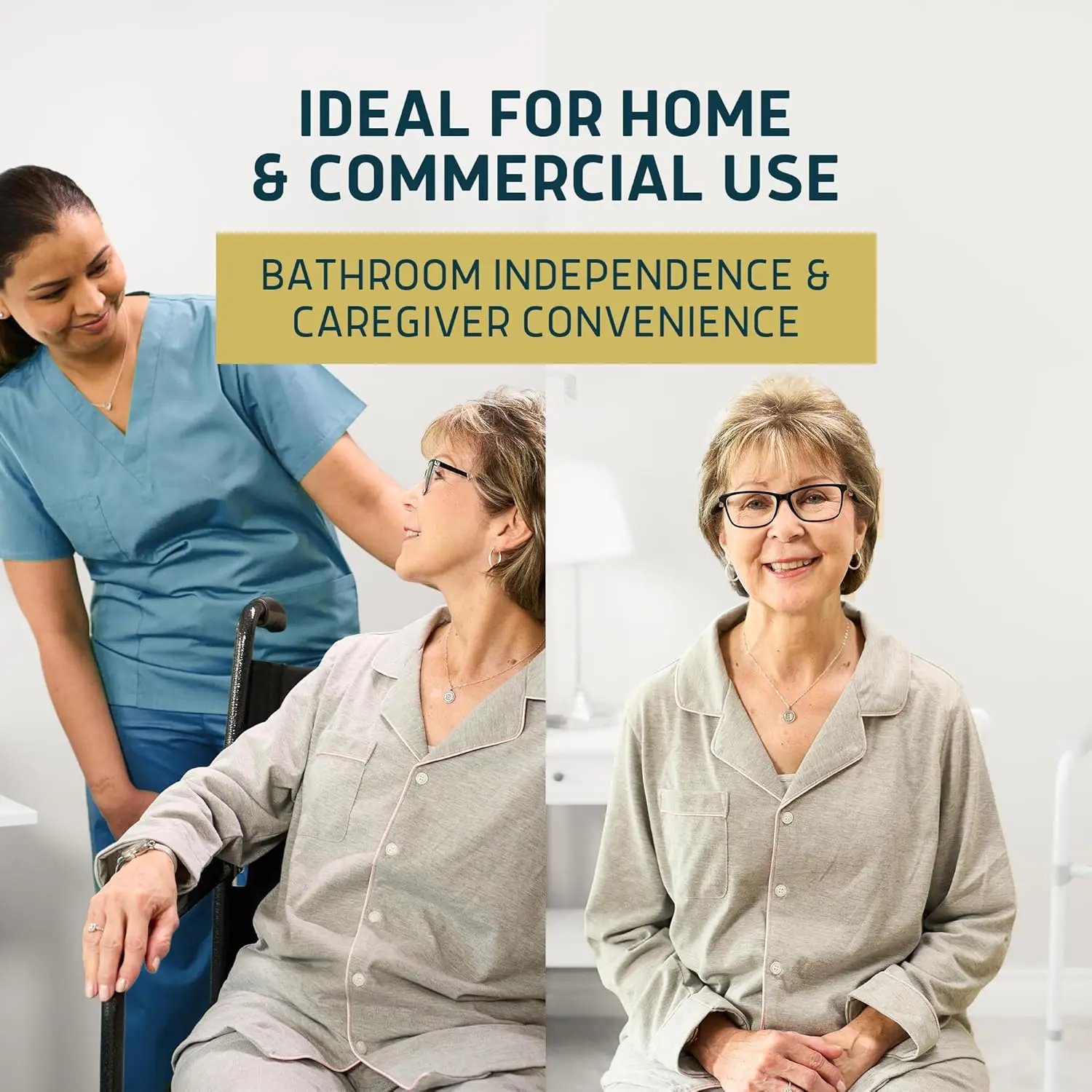 Lunderg commode liners with jasmine scented absorbent pads turn liquids into gel, eliminating odors and making cleanup easy for bedside commodes and portable toilets.