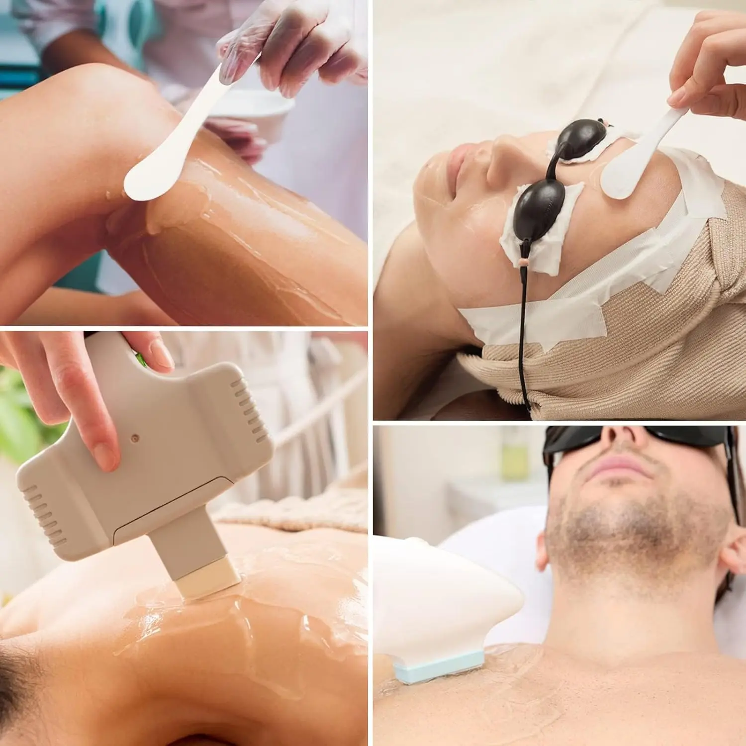 Two tubes of clear, mint-infused conductive gel, rich in collagen and hyaluronic acid, ideal for use with RF facial machines, hair removal, body slimming, and skin tightening treatments to enhance device efficacy and provide smooth conductivity for all skin types.