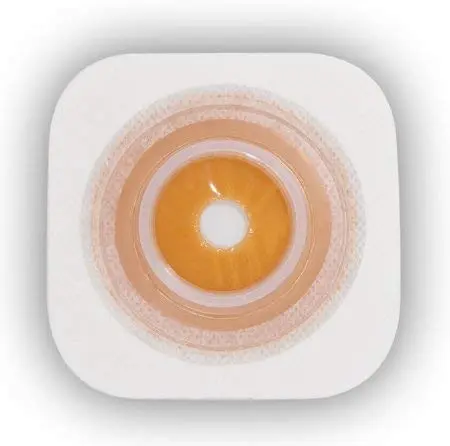 Five ConvaTec Stomahesive flexible skin barriers with a 1-3/4 inch flange and cut-to-fit opening, made in the USA, are shown.