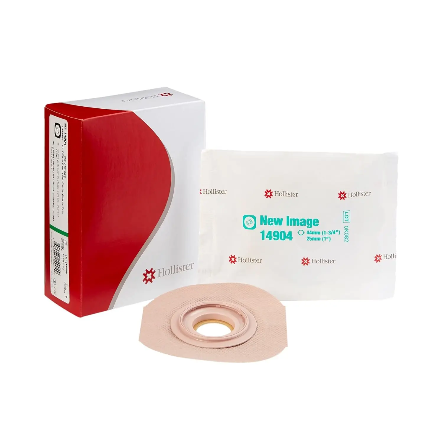 This is a two-piece convex ostomy barrier with a 1 3/4 inch precut flange, designed for extended wear and skin protection around recessed stomas, featuring a floating flange for pressure reduction.