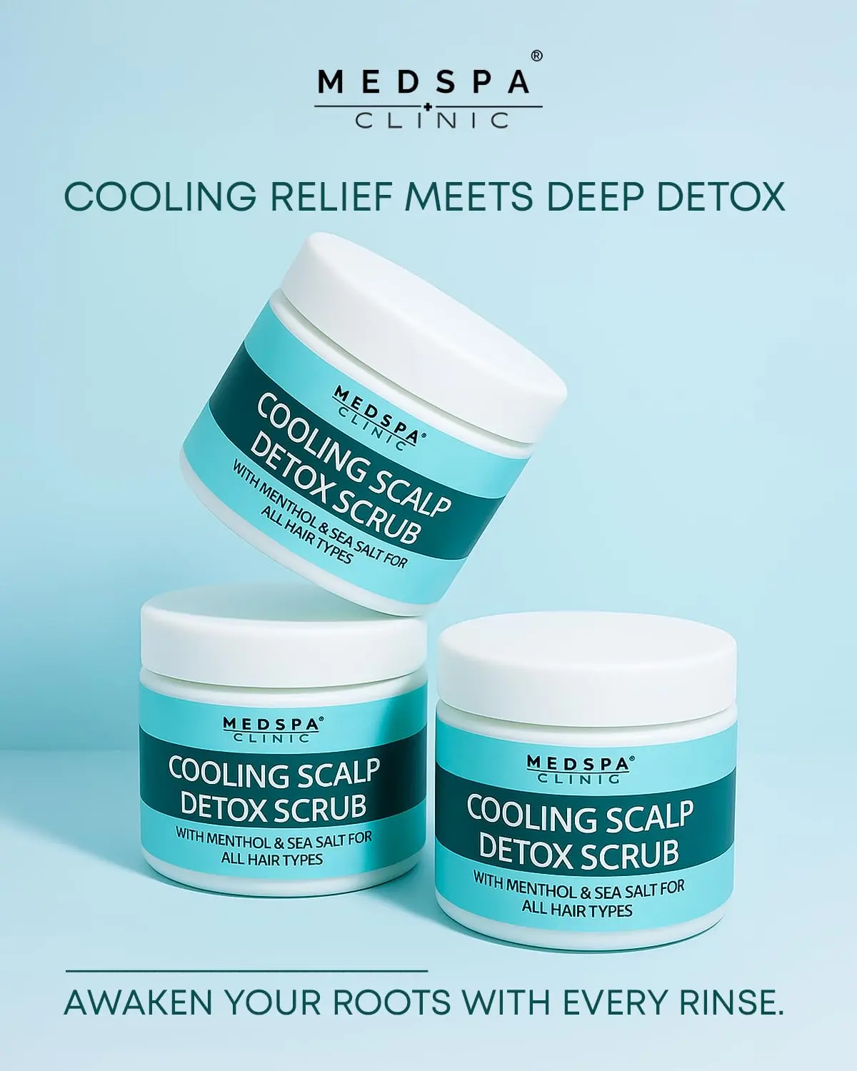 This cooling menthol and sea salt scalp scrub in a jar detoxifies and exfoliates to remove buildup for all hair types.