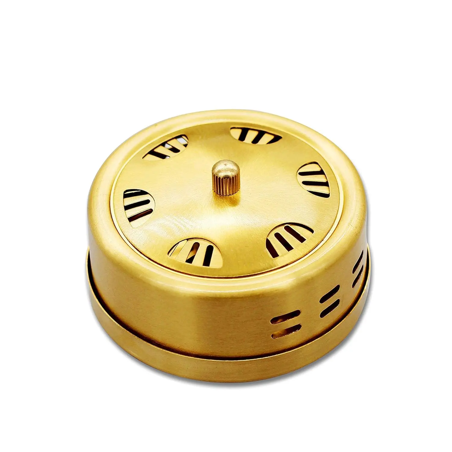 Pure copper moxa burner box with adjustable ventilation for concentrated heat therapy and comfortable moxibustion.